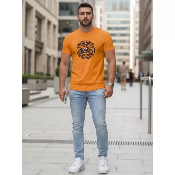  Tricou pentru bărbați DSTREET NX5007R-OR PORTOCALE 