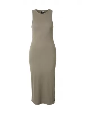 Rochie URBAN CLASSICS TB8276 MĂSLINE PALID