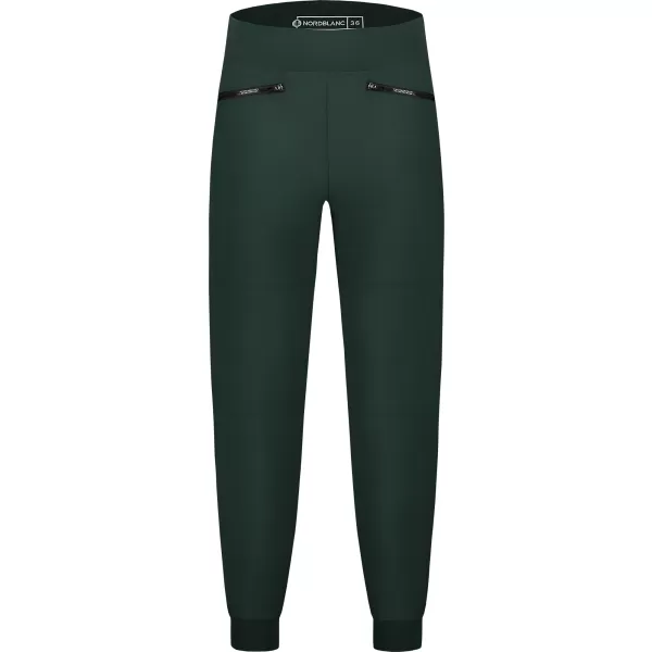  Pantaloni ușori de exterior pentru femei NORDBLANC PARRY NBSPL8352 VERDE ÎNCHIS 