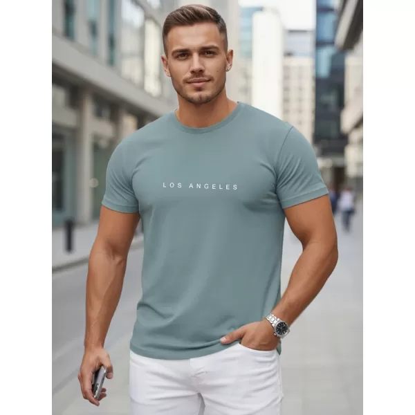  Tricou pentru bărbați DSTREET NX5099R-SB ALBASTRU 