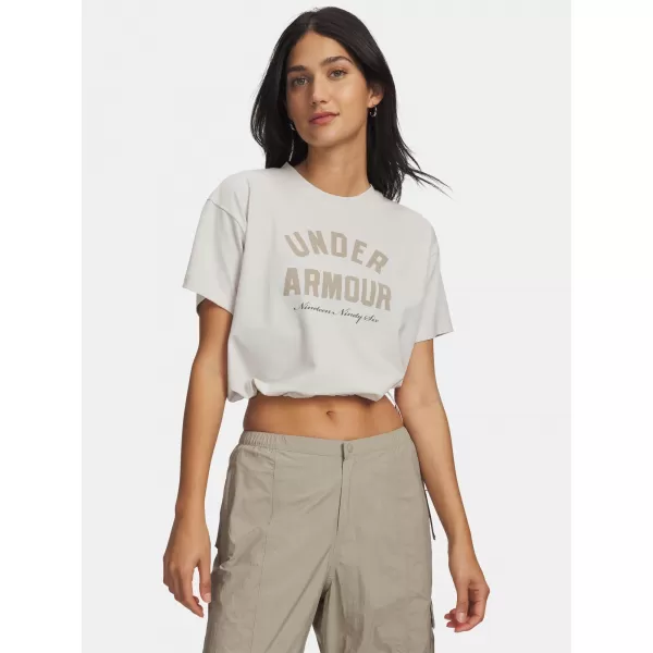  Tricou pentru femei UNDER ARMOUR BUNGEE HEM TEE 6010950-110 ALB 