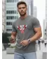 Tricou pentru bărbați DSTREET RX4931 GRI ÎNCHIS