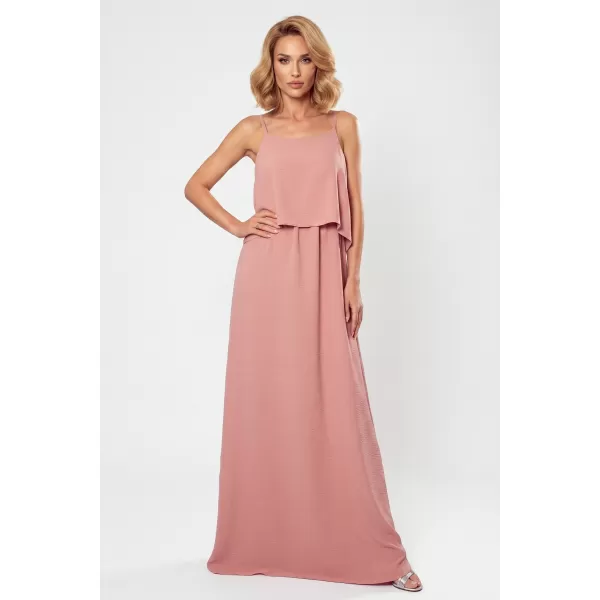  Rochie de femei NUMOCO 294-3 ROZ PUDRA 