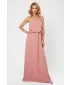 Rochie de femei NUMOCO 294-3 ROZ PUDRA