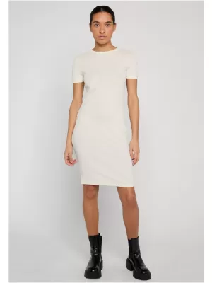 Rochie URBAN CLASSICS TB8275 ALB/NISIP