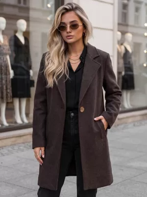 Palton de damă DSTREET NY0814 MARO