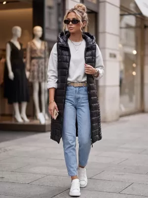 Vesta de dama DSTREET TY5260 NEGRU