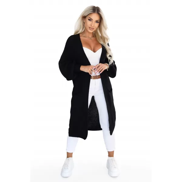  Cardigan de damă NUMOCO 627-4 NEGRU 