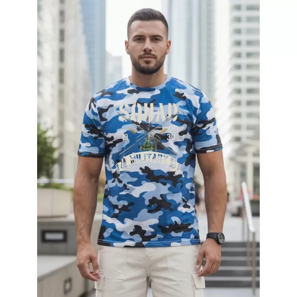  Tricou pentru bărbați DSTREET NX2005R-SK-M ALBASTRU 