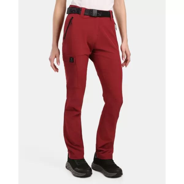  Pantaloni de dama KILPI BELVELA-W 1L0406KI ROȘU ÎNCHIS 