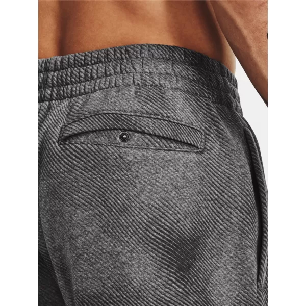  Pantaloni de trening pentru bărbați UNDER ARMOUR UA RIVAL FLEECE PRINTED JGRS 1379777-025 GRI 