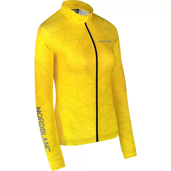  Tricou de ciclism pentru femei NORDBLANC VELOFLOW NBSLF8105 CHIHLIMBAR 