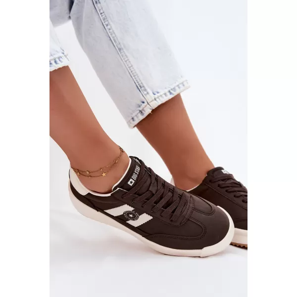  Adidași de damă BIG STAR SHOES UU274024 MARO/BEJ 