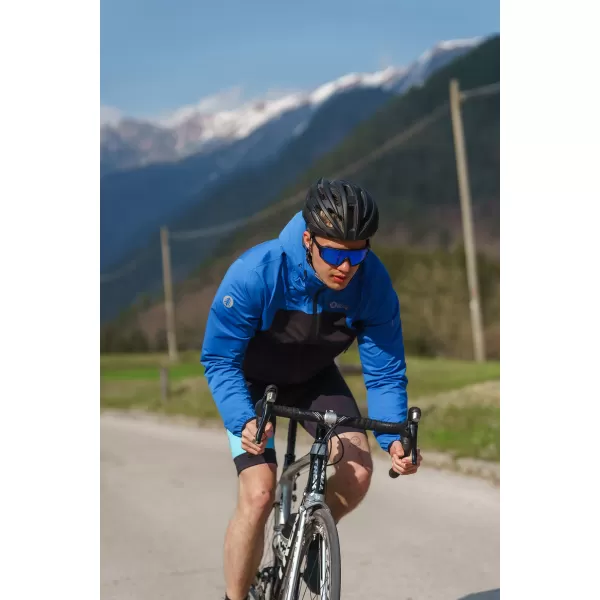  Jachetă softshell impermeabilă pentru bărbați NORDBLANC EXPEDITIOUS NBSSM8323 ALBASTRU 