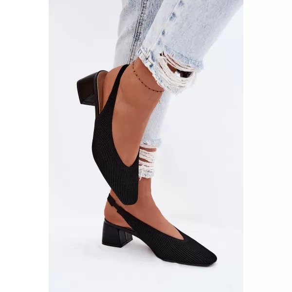  Sandale de dama BOTO YT-25 NEGRU 