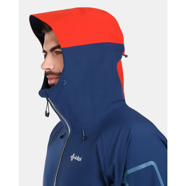  Jachetă hardshell pentru bărbați KILPI MAMBA-M 1M0101KI ALBASTRU ÎNCHIS 
