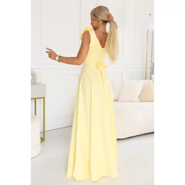  Rochie NUMOCO 643-5 GALBEN DE UNT 