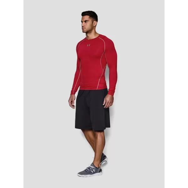  Cămașă de compresie pentru bărbați UNDER ARMOUR HG LS 1257471-600 ROŞU 