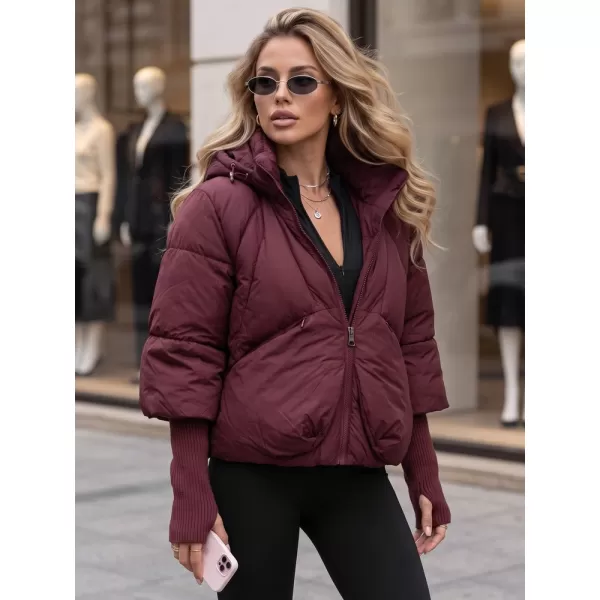  Geaca de dama DSTREET TY5898 BURGUNDIA 