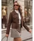 Geaca de dama DSTREET TY5879 KAKI