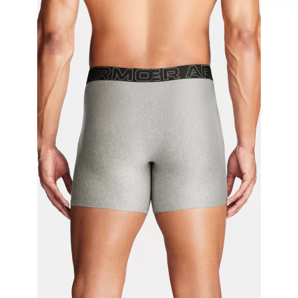  Boxeri pentru bărbați UNDER ARMOUR M UA PERF TECH 6IN (3KS) 1383878-035 GRI 