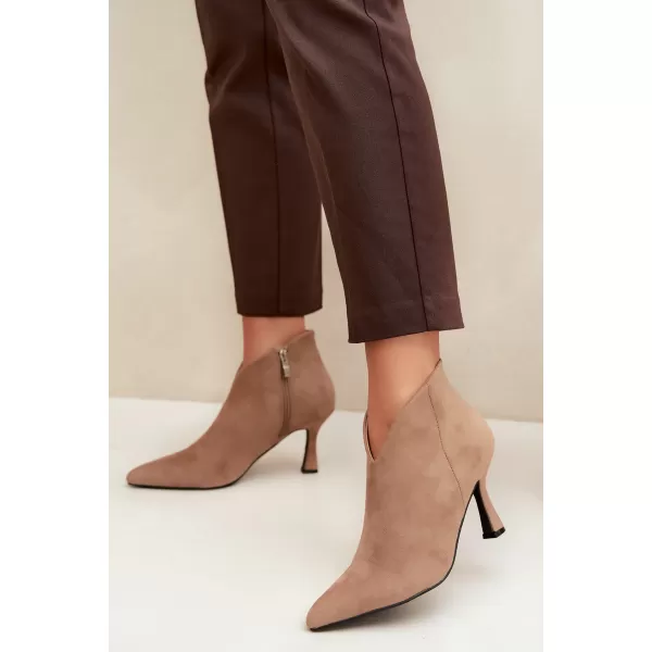  Botine de dama BOTO D-219 KAKI 