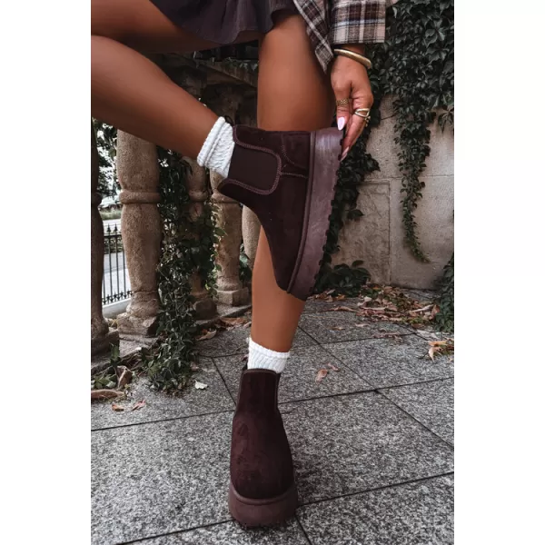  Pantofi de dama BIG STAR SHOES UU274174 UMBRE MARO/BEJ 
