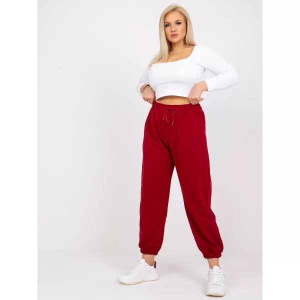  Pantaloni de trening pentru femei BASIC FEEL GOOD RV-DR-6331.86 BURGUNDIA 