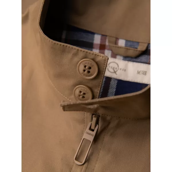  Jachetă pentru bărbați OMBRE OM-JANP-0326 MARO DESCHIS 