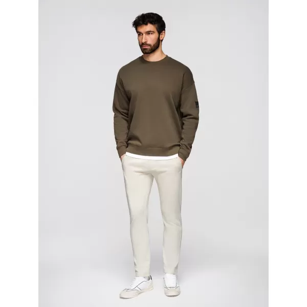  Pantaloni de trening pentru bărbați OMBRE OM-PABS-0304 CREMĂ 