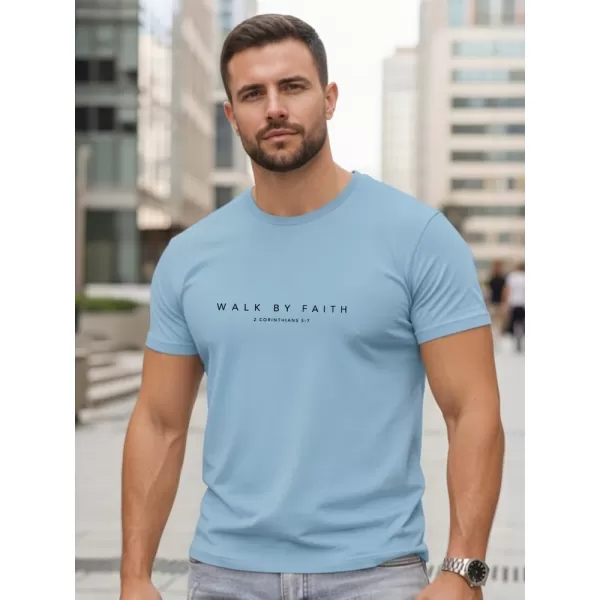  Tricou pentru bărbați DSTREET NX5123R-SK ALBASTRU DESCHIS 
