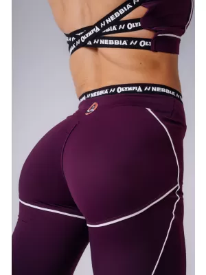 Jambiere de damă NEBBIA OLYMPIA HIGH-WAIST 935 CLARET