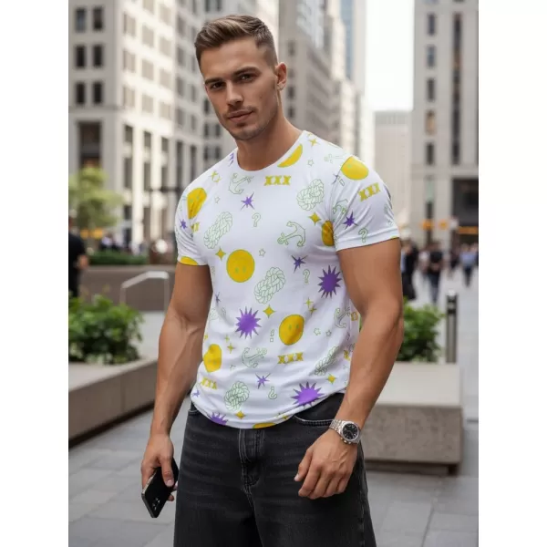  Tricou pentru bărbați DSTREET RX4993 ALB 