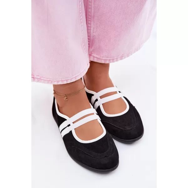  Balerini de dama BOTO 22-383 NEGRU 