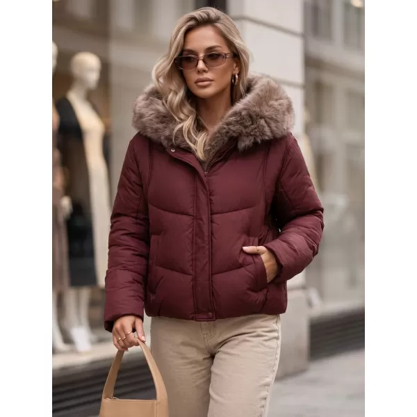  Geaca de dama DSTREET TY5985 BURGUNDIA 