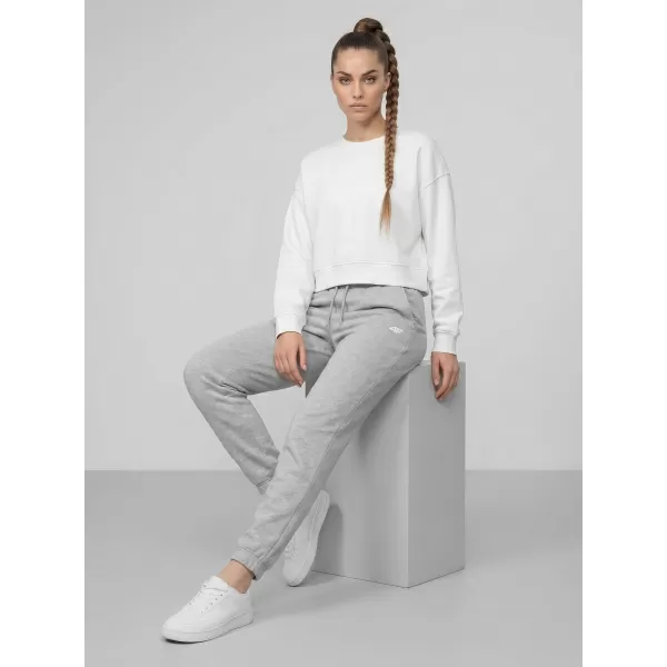  Pantaloni de dama 4F WMM00TTROF1658 MELANGE GRI DESCHIS RECE 