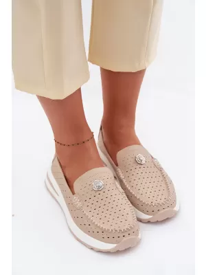 Mocasini de dama EVENTO 25PB32-8663 BEJ
