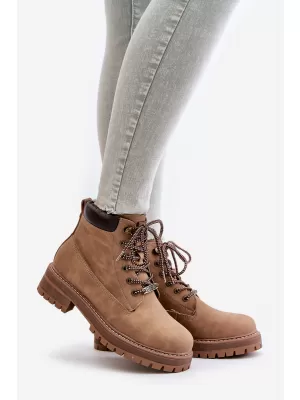 Cizme de dama BIG STAR SHOES OO274A289 MARO/BEJ