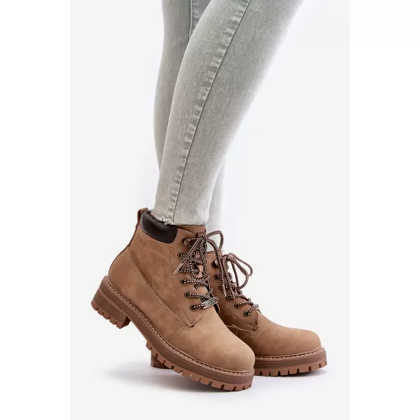 Cizme de dama BIG STAR SHOES OO274A289 MARO/BEJ 