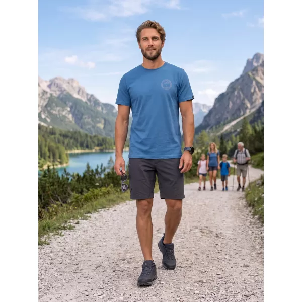  Tricou pentru bărbați ALPINE PRO TERMES 4 VALLARTA ALBASTRU VARIANTA PA 