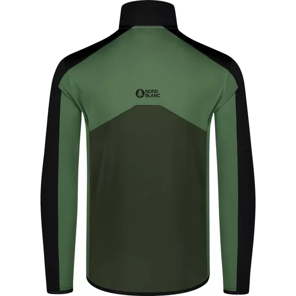 Hanorac powerfleece pentru bărbați NORDBLANC CUSP NBSFM8334 VERDE 