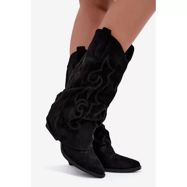  Cizme de dama BOTO CLS-613 NEGRU 
