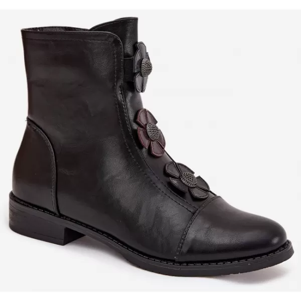  Botine de dama BOTO ASA62-120 NEGRU 