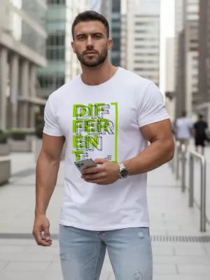 Tricou pentru bărbați DSTREET NX5008R ALB