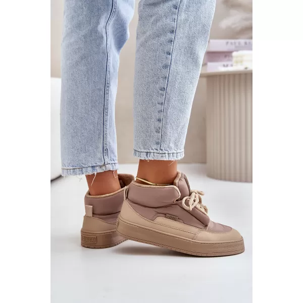  Oameni de zăpadă pentru femei BIG STAR SHOES OO274A532 BEJ 
