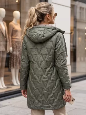 Geaca de dama DSTREET TY5770 VERDE