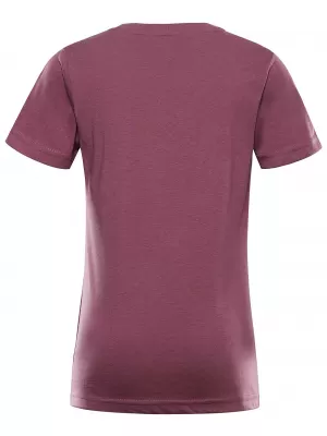 Tricou cu pete pentru copii ALPINE PRO REJO 3 NECTAR DE STRUGURI PC VARIANTA