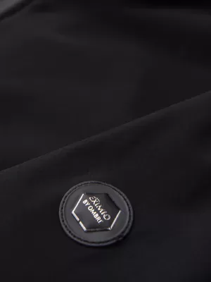 Jachetă cu glugă pentru bărbați OMBRE OM-JANP-0233 NEGRU