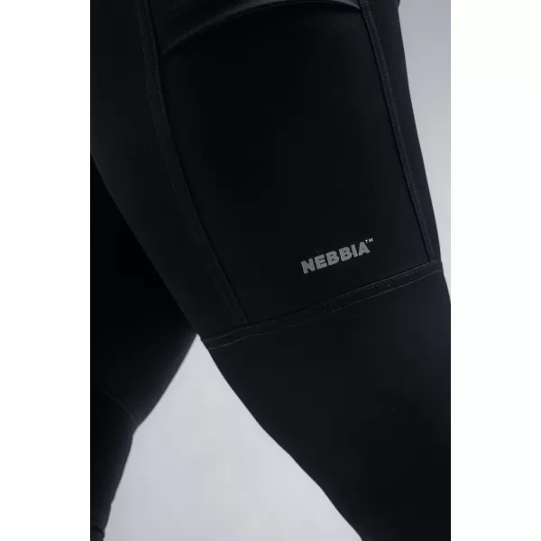  Leggings modelați cu talie înaltă, cu buzunare NEBBIA PRIMAL 851 NEGRU 