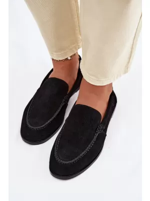 Mocasini de dama BIG STAR SHOES TT274209 NEGRU